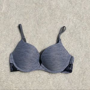 Grey pink bra